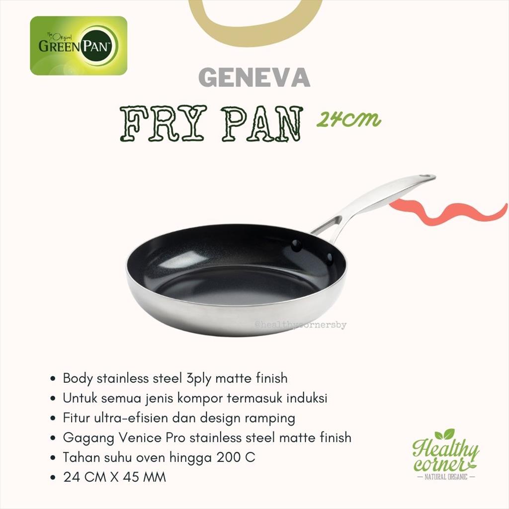 GreenPan - Geneva Frypan 24cm  ( Fry Pan / Wajan Panci Non Teflon )