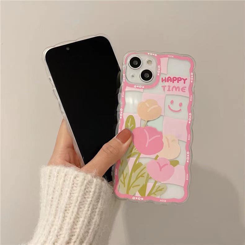 Soft Case Motif Bunga Untuk IPhone 13pro 12promaxSE2 2020 / 11 Pro MAX / 6S / 7 / 8plus / XR