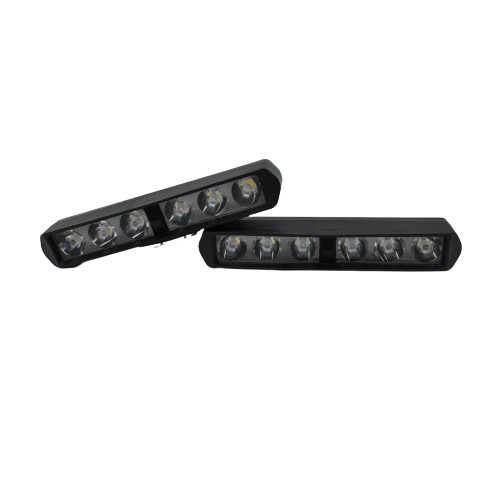 Lampu Tembak Sorot DRL LED Bar Cree 6 Titik Mata CWL Mobil Motor 18W 18 Watt 18Watt VINYX B6 Offroad