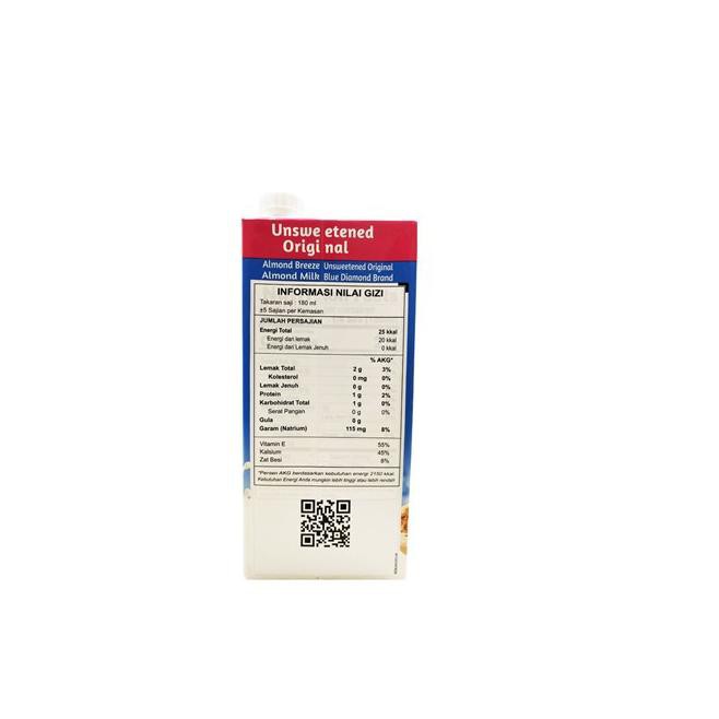 

[KODE PRODUK 87] Blue Diamond Almond Milk Unsweetened Original 946 ml TERMURAH..!!
