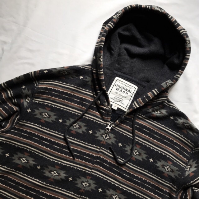 Zip Hoodie Uniqlo Navajo (Second Original)
