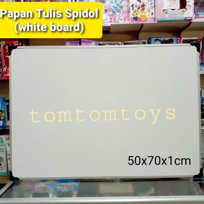 

] Papan Tulis Spidol WHITEBOARD dan Kapur 2 Sisi 50x70 cm