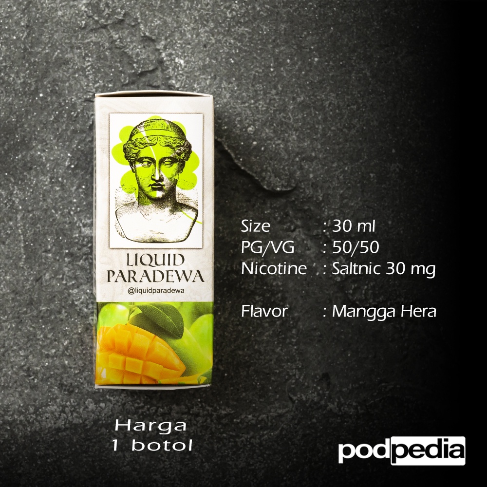 LIQUID PARADEWA APEL ZEUS MANGGA HERA 30ml 30mg Saltnic