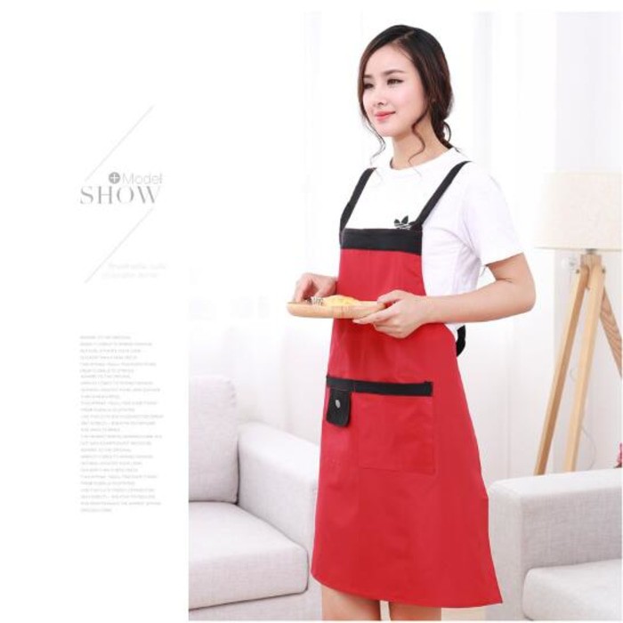 Celemek masak anti air Apron