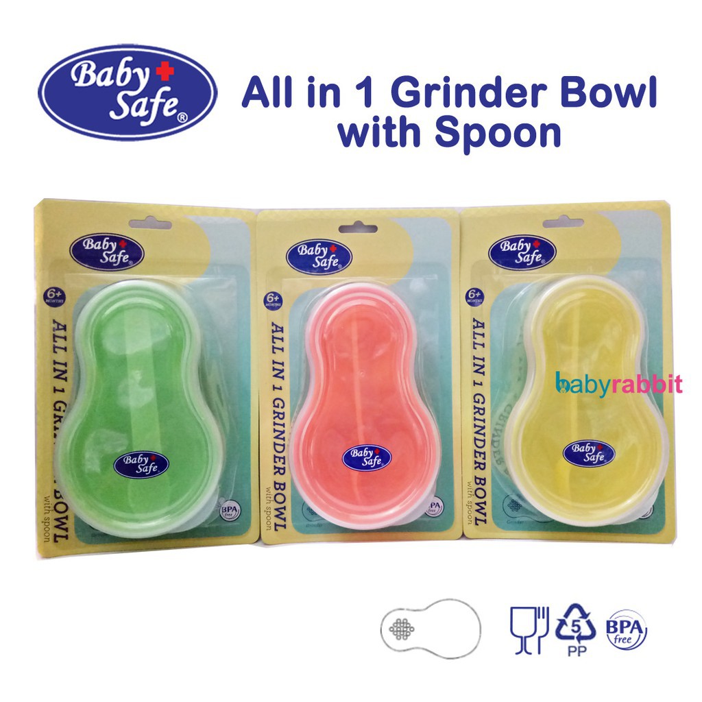 Baby Safe Grinder Bowl / Peralatan Makan Bayi / Mangkuk Bayi / Tempat Makan Bayi