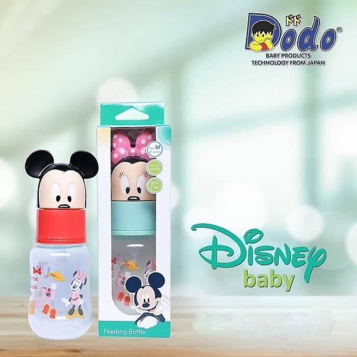 [Defect Sale] DODO Feeding Bottle Disney Minnie Mouse 125ml (3m+) DMM 002