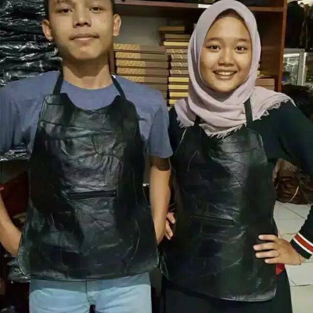 Rompi kulit asli/pelindung dada