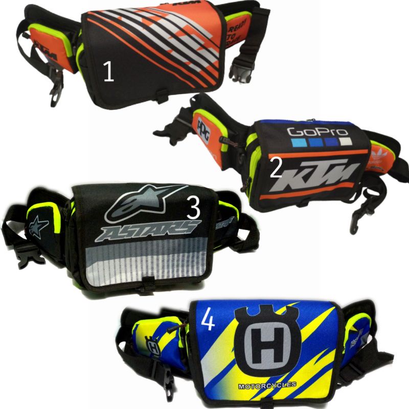 tas selempang pinggang Adventure cross trail touring tas mekanik