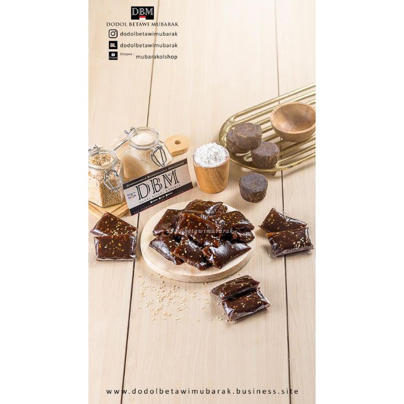 

Dodol Betawi Mubarak rasa Wijen