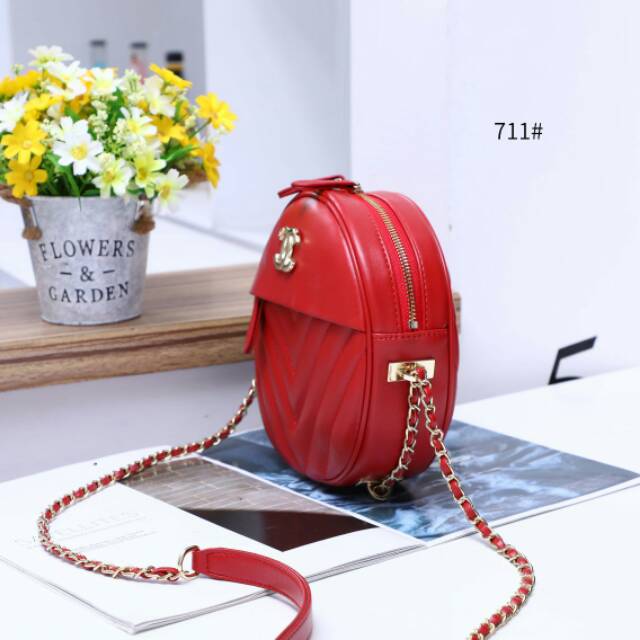 Jual CHANEL Round Sling Bag 711 (17)* Shopee Indonesia
