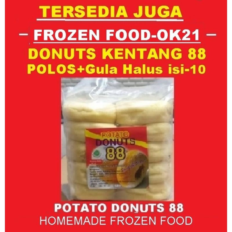 

Harga Lagi Promo Donat Kentang Potato Donuts 88 isi 10 Donuts Homemade