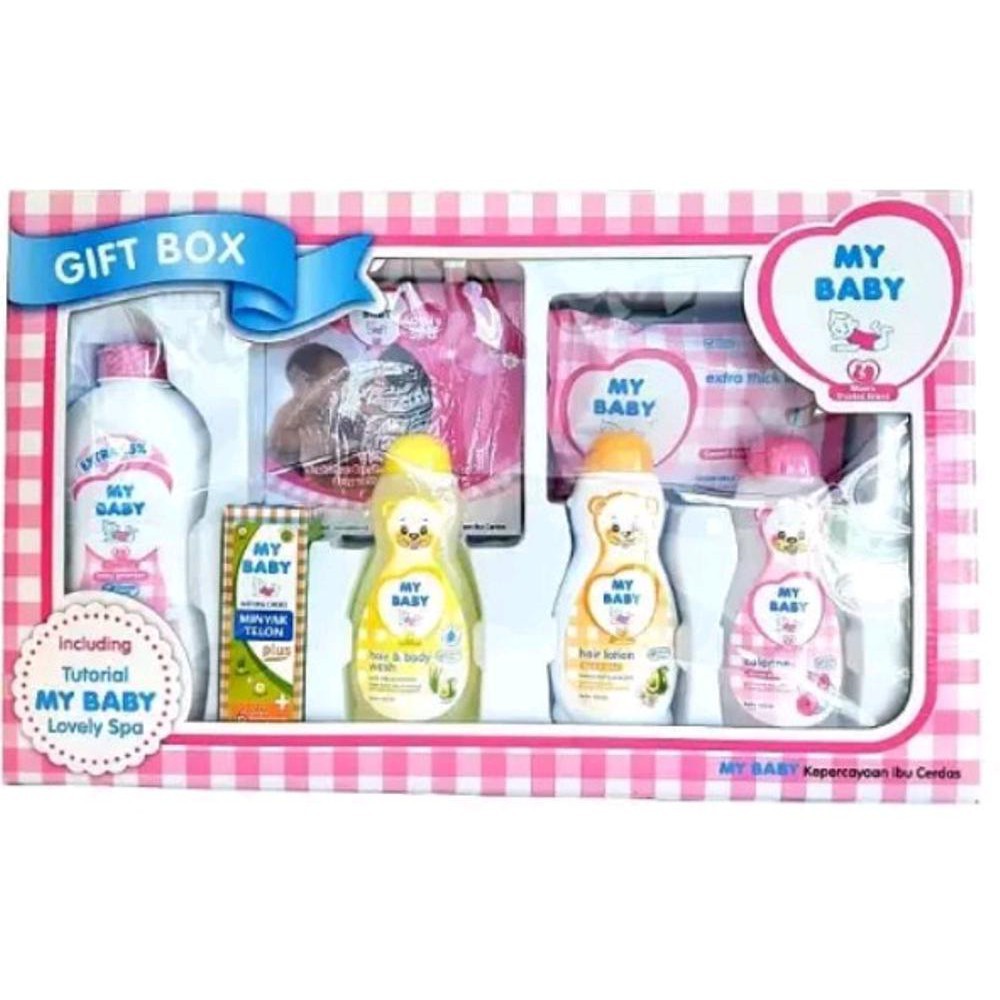 PROMO !!!!! MY BABY GIFT BOX GIFT SET PERLENGKAPAN MANDI BAYI MURAH-1
