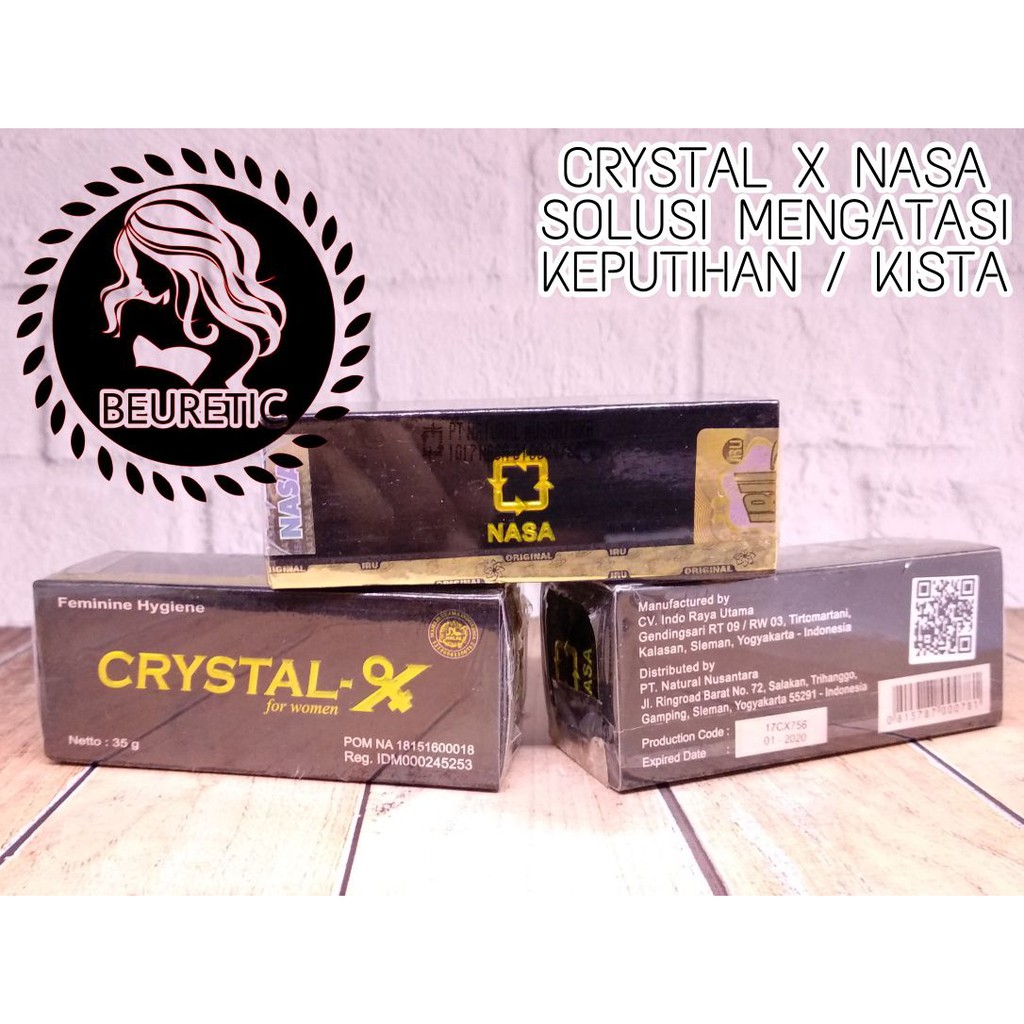 CRYSTAL X For Women ORIGINAL NASA BPOM - CX - NASA - Crystal-x Asli 100% NASA