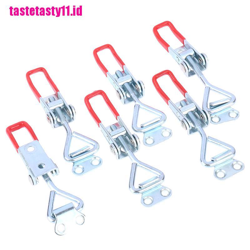 2 / 4pcs Toggle Clamp Bahan Baja Dapat Disesuaikan