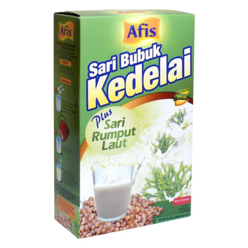 

Afis Sari Bubuk Kedelai Rumput Laut 200gr