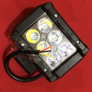 Jual Lampu sorot WORKLIGHT LED Cree 6 mata LAMPU tembak 6 SISI BRT LED