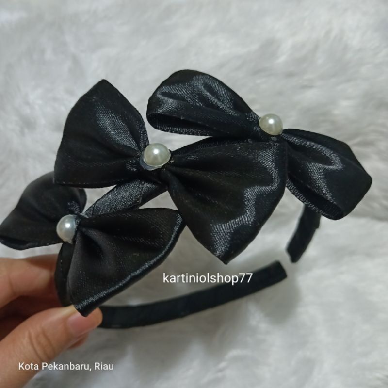 Bando Pita Satin Korea//Hair Headband Aksesoris Rambut Fashion Wanita