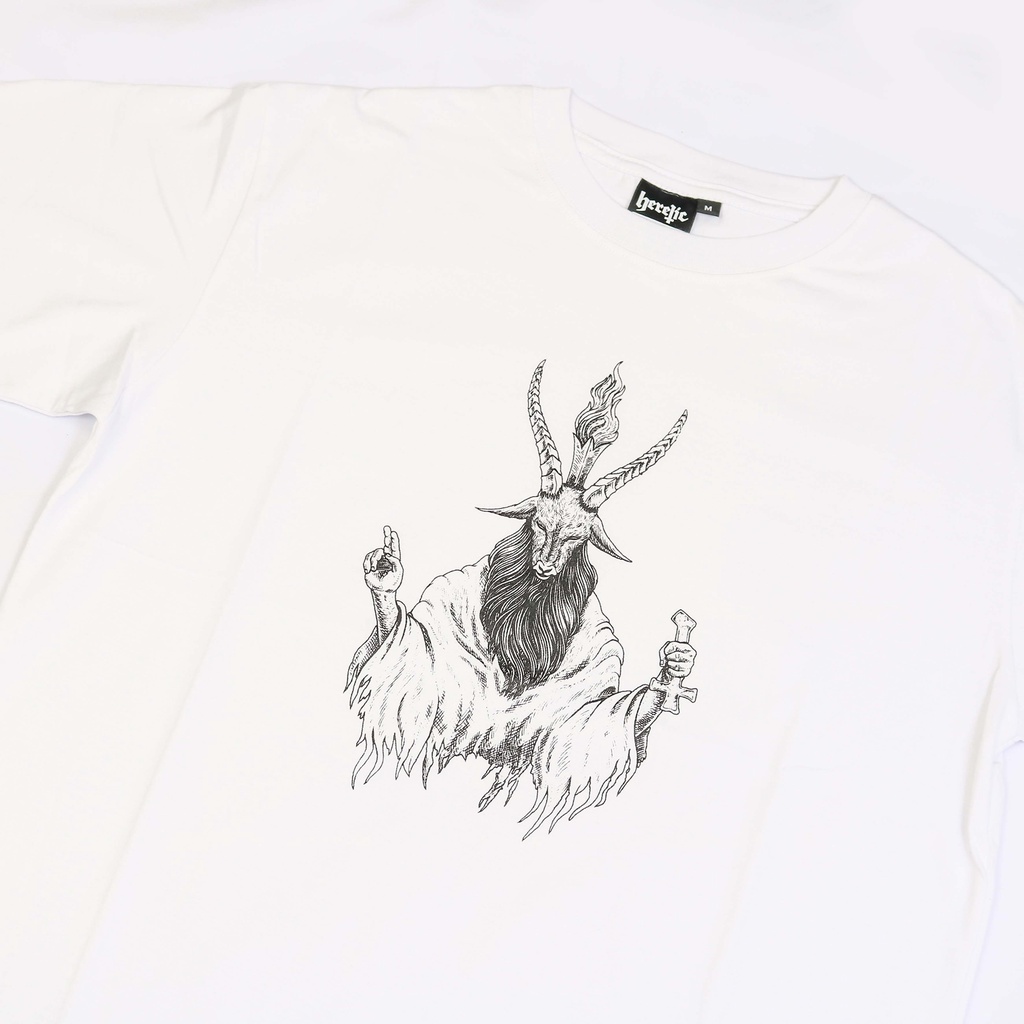 Heretic - T-Shirt - Baphomet White