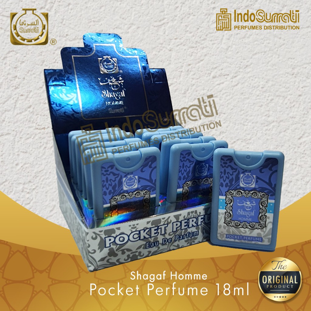 Surrati SHAGAF HOMME 18 ml - Pocket Perfum Original By Surrati | Pocket Spray | Surrati Perfume