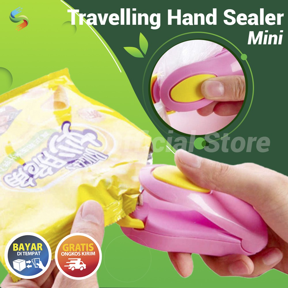 Hand Sealer Snack Perekat Plastik Mini Untuk Travelling