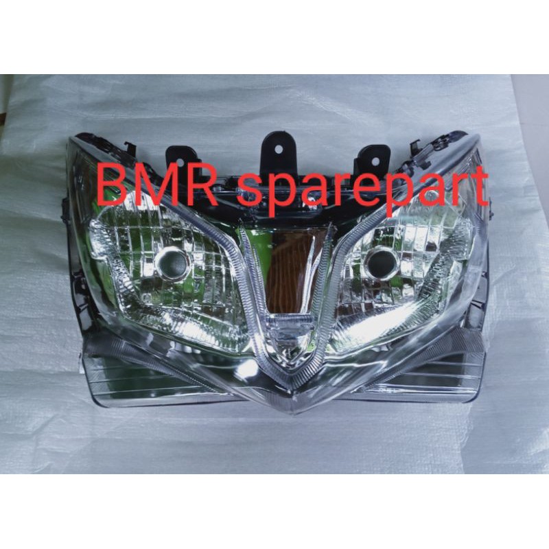 lampu depan honda vario 125 fi tahun 2013-2014 non LED