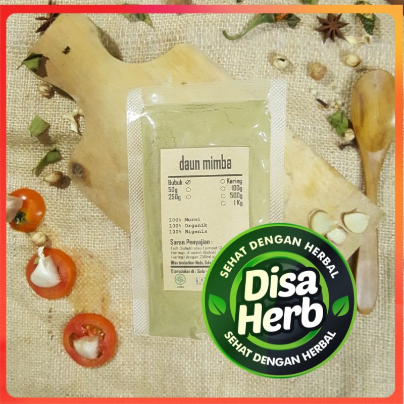 

DAUN MIMBA/MIMBO BUBUK 500 GRAM - Azadirachta Indica - MURNI - JSR - REMPAH - PREMIUM QUALITY