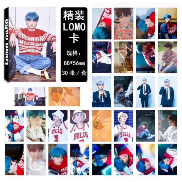 BLGM BTS kartu lomo card set 30 pcs love yourself wings bangtan boys - FULL MEMBER