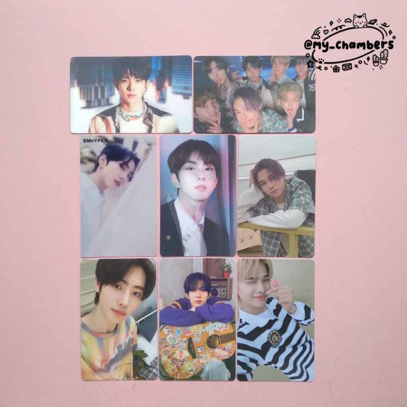 [READY] Photocard benefit ni-ki td tamed dashed & ni-ki down konsep enhypen