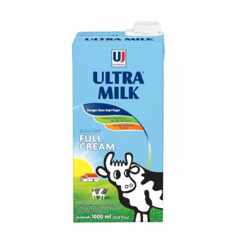 

Ultra Milk Susu UHT Full Cream 1000 ml