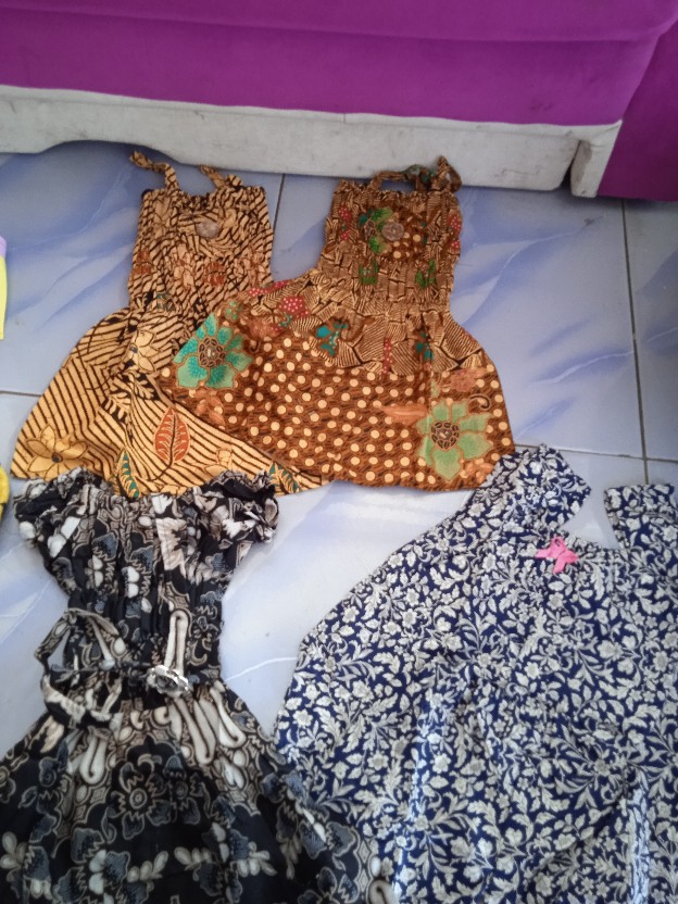 Setelan Anak Perempuan Batik Setelan Sabila Grosir Murah Meriah Bahan Katun Adem