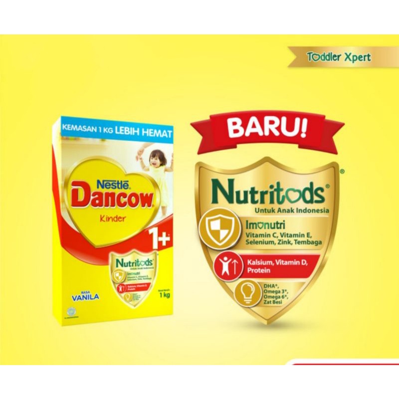 

Dancow 1+ madu/vanila 1000gr
