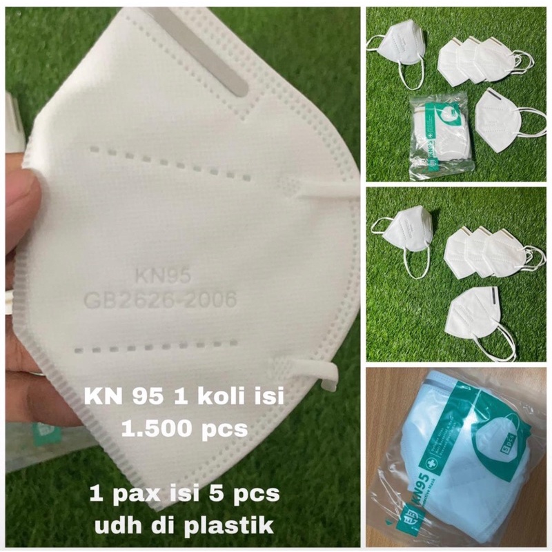 MASKER KN 95 KAWAT LUAR/ MASKER TERMURAH NO BOX