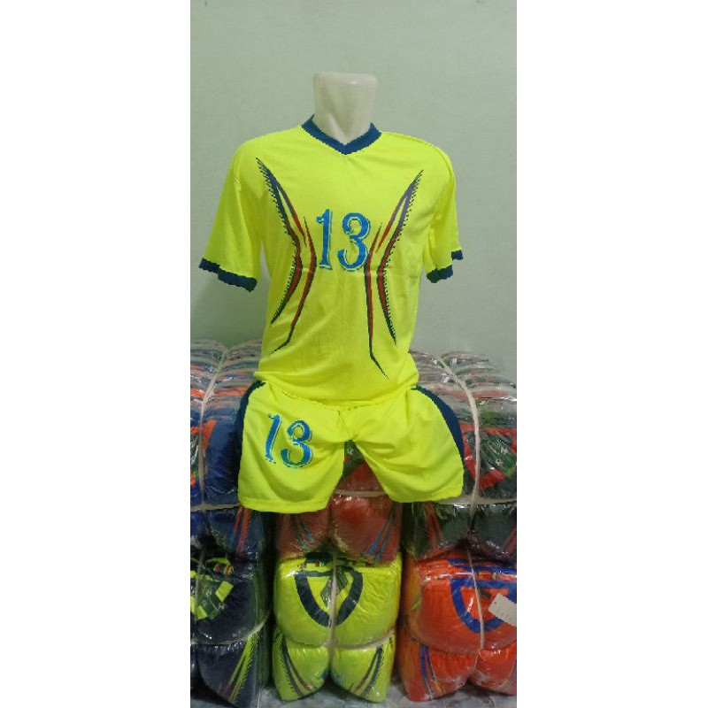 baju olahraga baju futsal jersey bola setelan dewasa lusinan