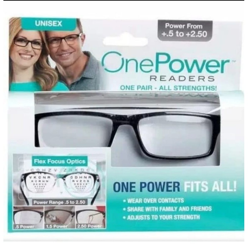 Kacamata Baca Plus Auto Focus Kaca Mata One Power Readers Ajaib Fokus Otomatis TERLARIS