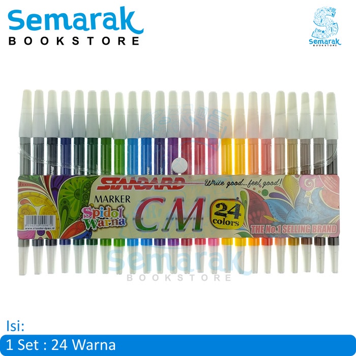 

Hari Ini Spidol Warna Standard Cm 24 Color [1 Set : 24 Warna] Gilaa!!!
