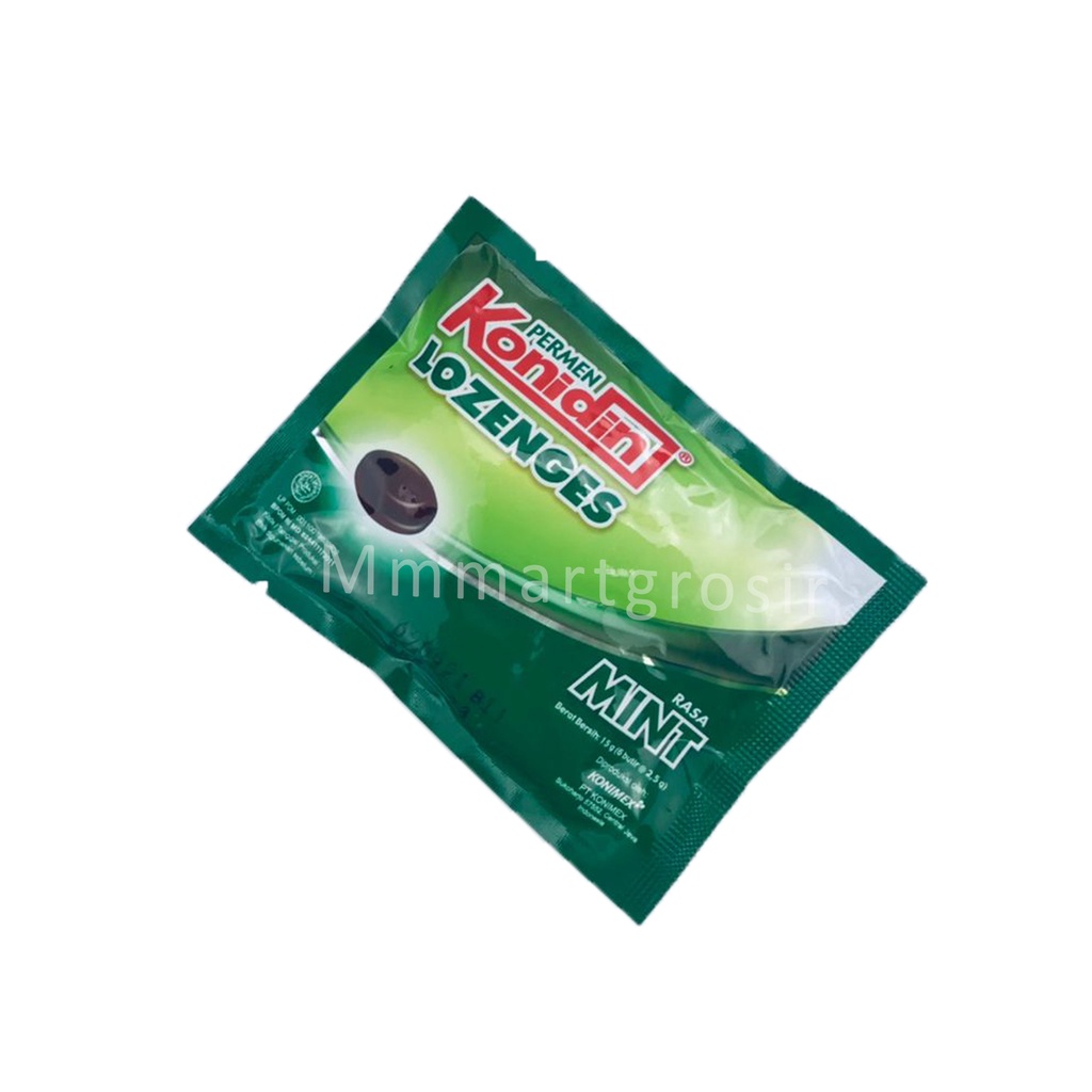 Permen Konidin / Lozenges / Rasa Mint / isi 6 butir x 2.5g