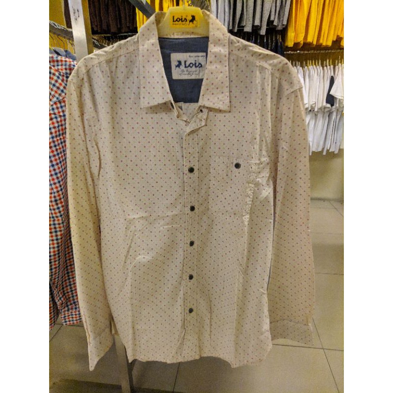 Kemeja Denim pria Lois Original ☑️