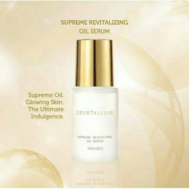 ☃Cutezz_Ching1☃Wardah Crystallure Supreme Revitalizing Oil Serum 30ml