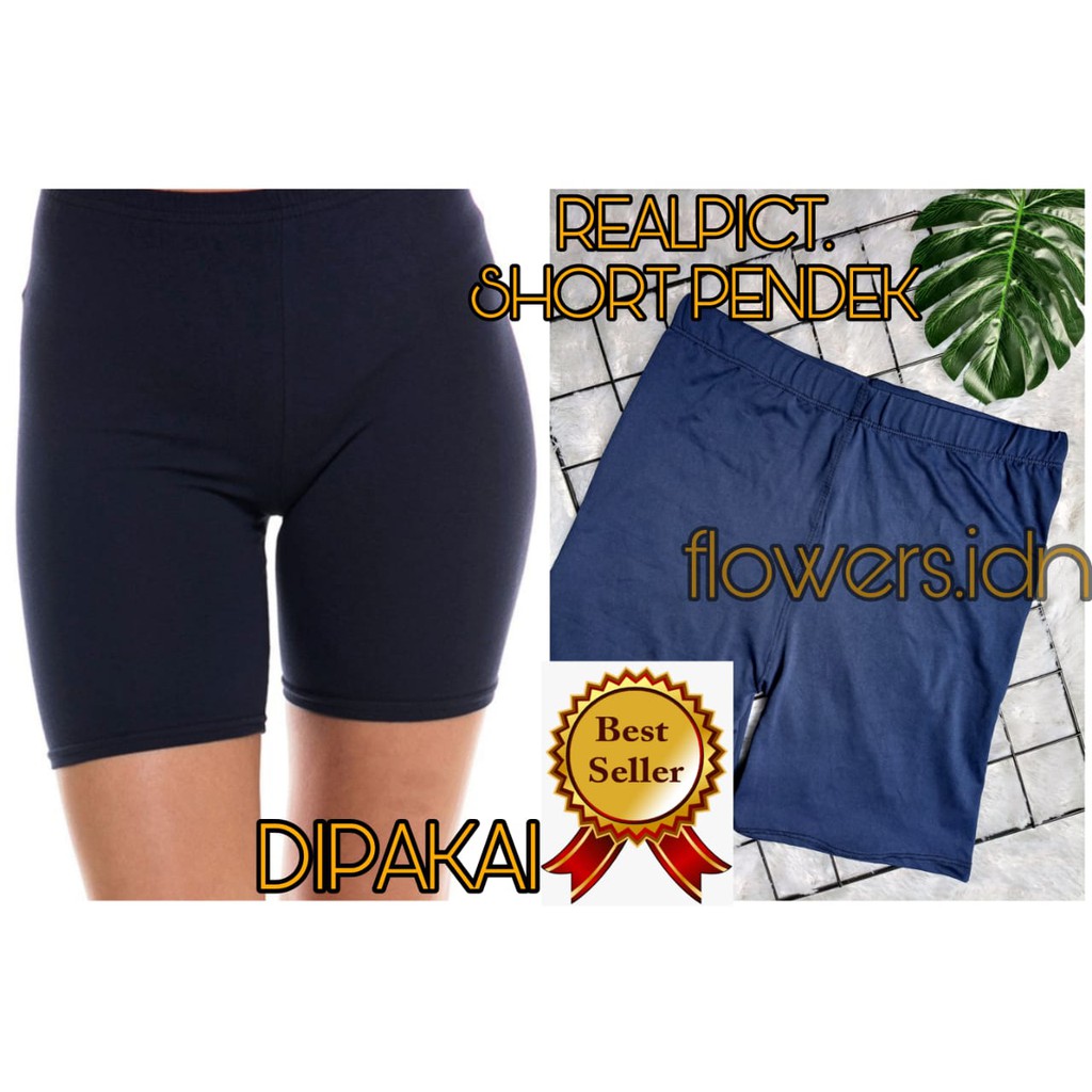 LEGING PENDEK UKURAN STD / LEGGING DALEMAN / SHORT PANTS / SHOT / LEGGING / LEJING