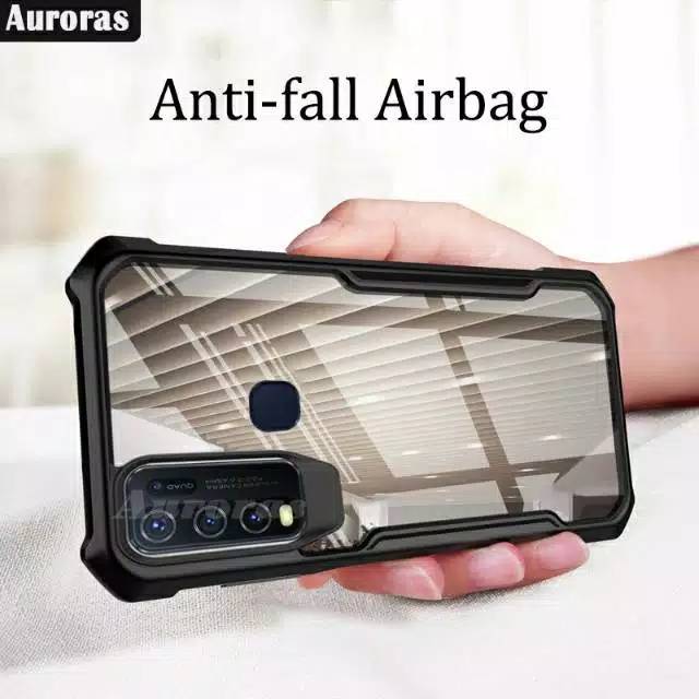 Original Case VIVO Y30i Hard Case Armor Shockproof Bumper Transparant