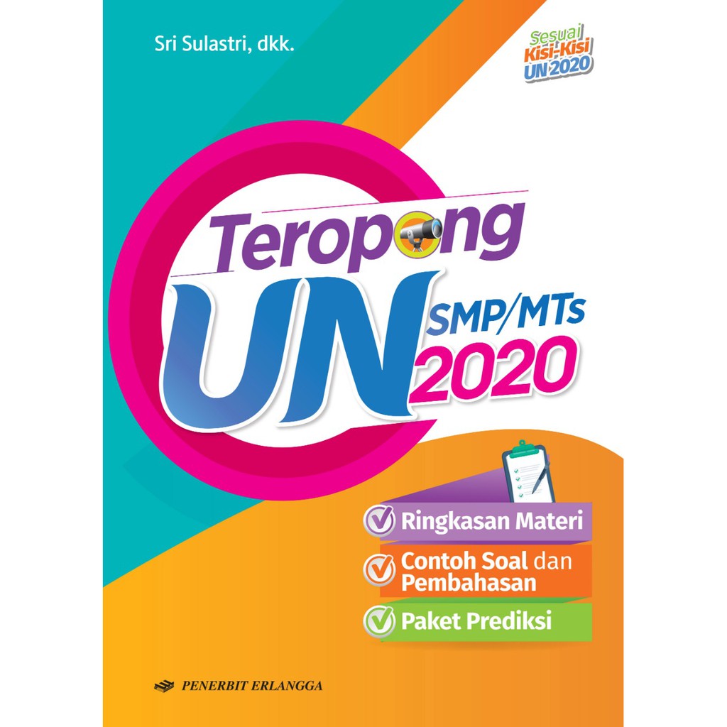 Buku Un Smp Teropong 2020 Erlangga Terbaru Buku Erlangga Kelas 9 Shopee Indonesia