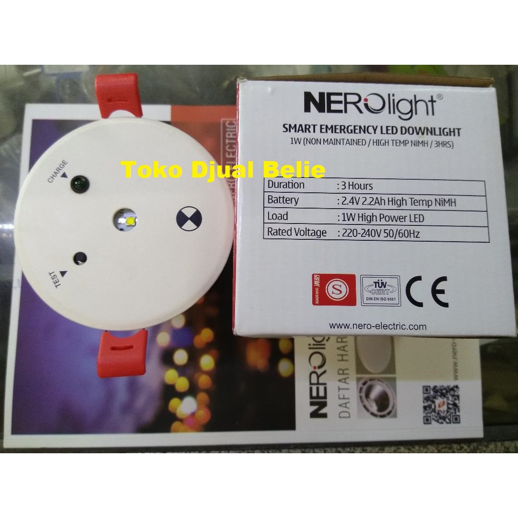 NEROLIGHT 1 W Smart Emergency LED Downlight