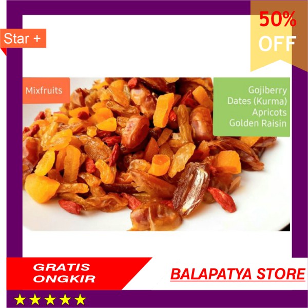 

STOK SISA 9 SAJA ! BURUAN !!! 100gr Dried fruits mix