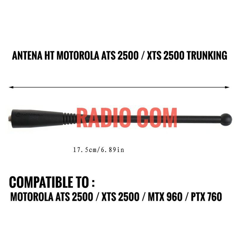 ANTENA HT MOTOROLA ATS 2500 , ANTENA HT MOTOROLA XTS 2500 (UHF 800MHz) ANTENA HT TRUNKING ATS2500 XTS2500 XTS1500