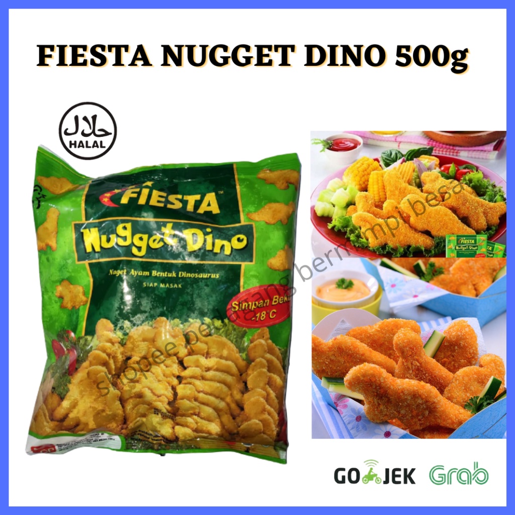 FIESTA Nugget Dino 500g/ Nuggets/ Fiesta Chicken Nugget Dino 500g