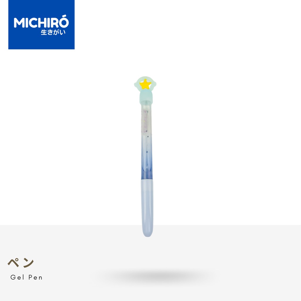 

Michiro Pulpen Gel Tinta Warna Hitam Unik Dan Lucu Star Glitter Gel Pen