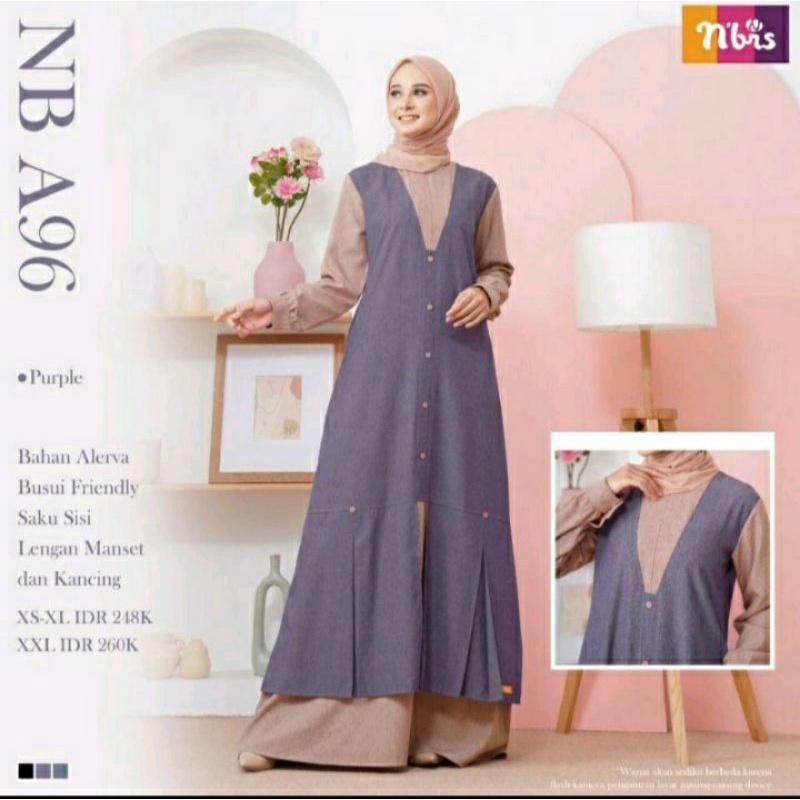 Gamis nibras terbaru NB A96