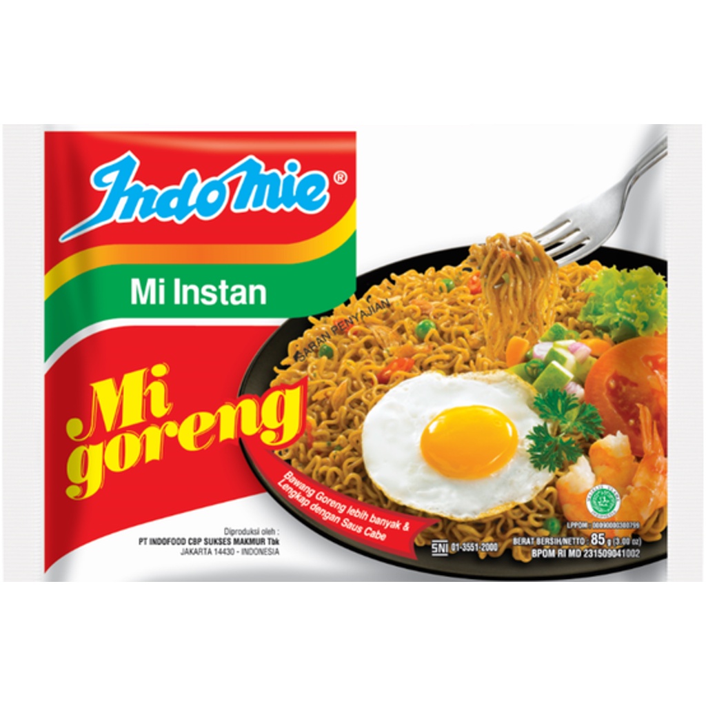 

Indomie Goreng 80gr