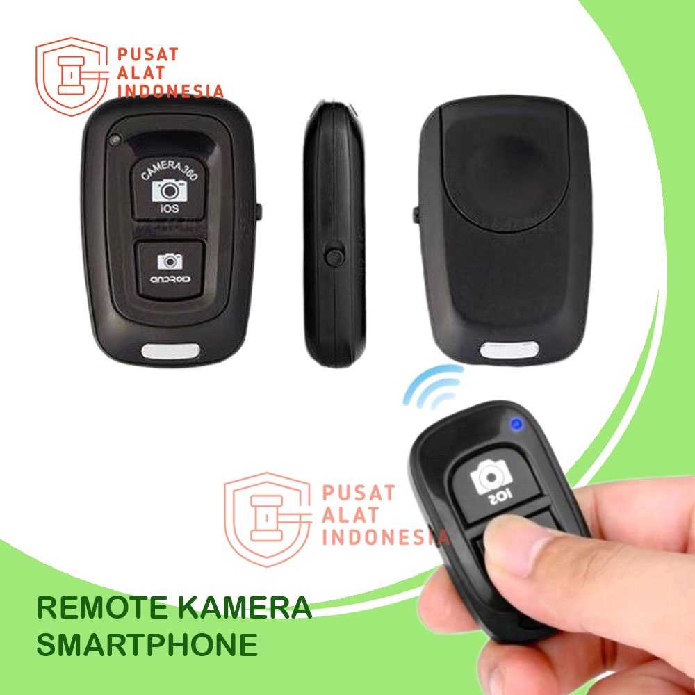 REMOTE BLUETOOTH SHUTTER KAMERA ANDROID IOS HANDPHONE MURAH AKSESORIS SELFIE MURAH FLEKSIBEL TRENDY U182