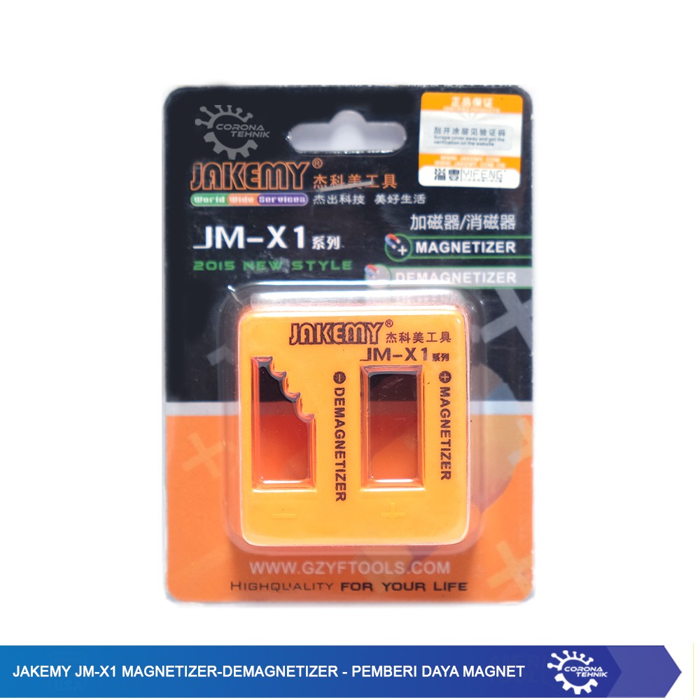 Pemberi Daya Magnet - Jakemy JM-X1 Magnetizer-Demagnetizer